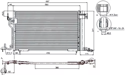NISSENS Condensor (94313)