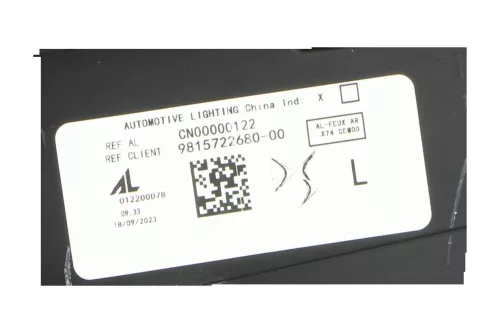 PSA / Stellantis C46LL - OP KLEP/ LED +AANVULLEND EMBLEEM/ DS LED VISION/ 6 PINS (C46LL)