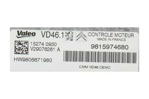 PSA / Stellantis Computer motor ECU (C769EC)