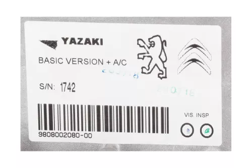  C36XA - HV /VERBINDINGS EENHEID /MET EENVOUDIGE AIRCO/ YAZAKI ZIE (C36XA)