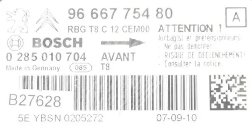 MODUUL/ BOSCH 0285010830/ 9675181780/ 0285010704/