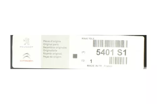 PSA / Stellantis 16 INCH/ STAAL TYPE3/ 7J CH5-32/5-GATS/ ZIE 5401S1 (0000255232)