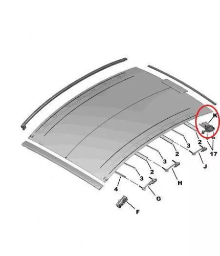 ebben parts PLURIEL/ INTERSLIDE GELEIDERSET RECHTS / ZIE 8401HW (0000364676)