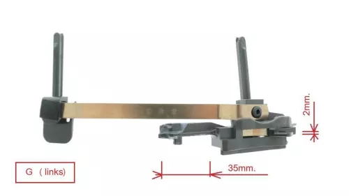 PSA / Stellantis PLURIEL/ INTERSLIDE GELEIDERSET LINKS / ZIE 8401HV (0000364578)
