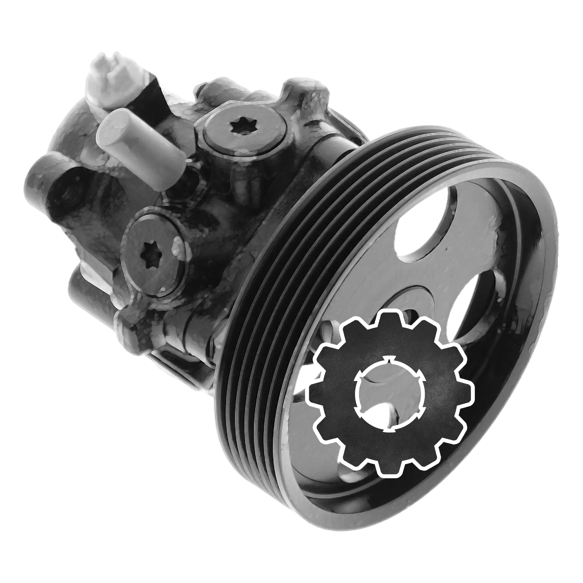 Hogedrukpomp bevestiging